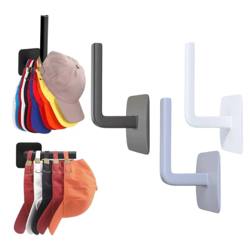 Porte casquette mural amovible (Lot de 3)