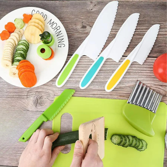 KIT DE CUISINE PETITES MAINS — Des outils sûrs et adaptés pour grandir, apprendre et partager
